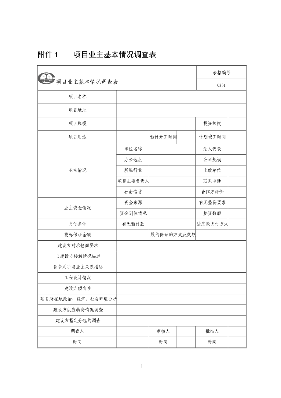 《项目管理手册》附件1至附件123.docx_第1页