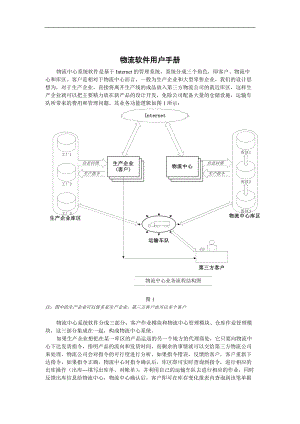 某软件公司提供的BS结构物流软件用户手册（DOC 24页）.docx