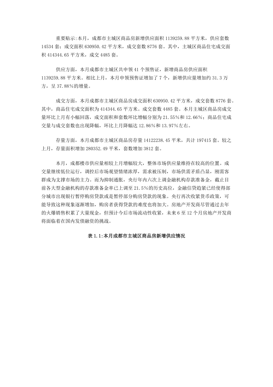 XXXX年6月成都房地产市场月度分析报告_23页.docx_第2页