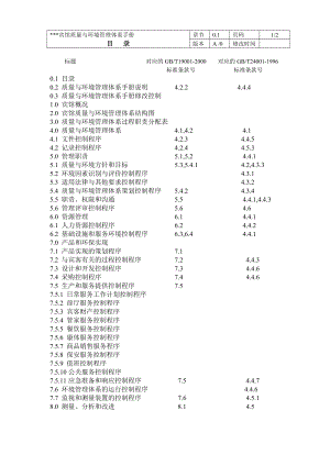 XXX宾馆质量与环境管理体系手册(1).docx