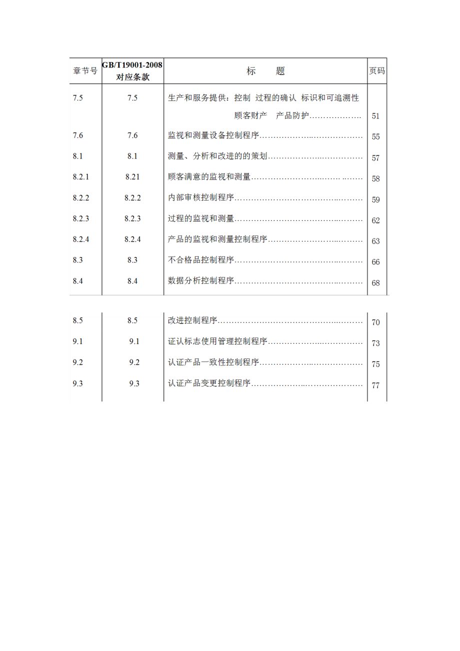 电气制造有限公司质量手册.docx_第2页