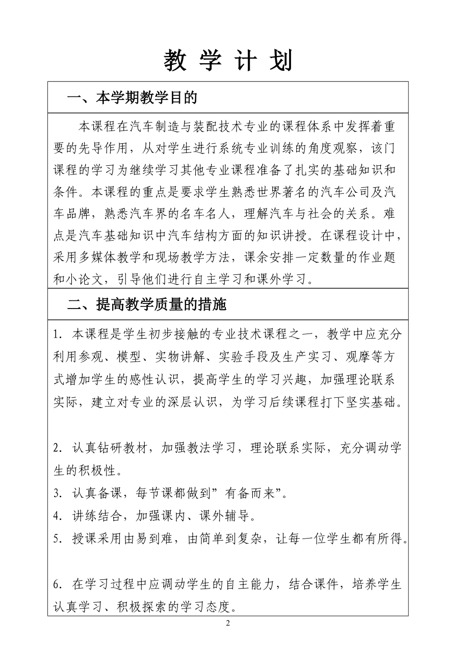 《汽车文化》教案.docx_第2页