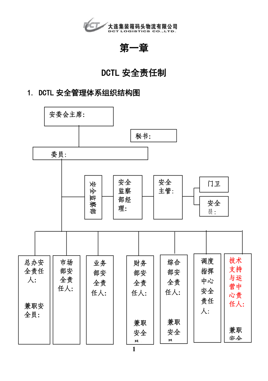 安全管理规章制度手册.docx_第1页