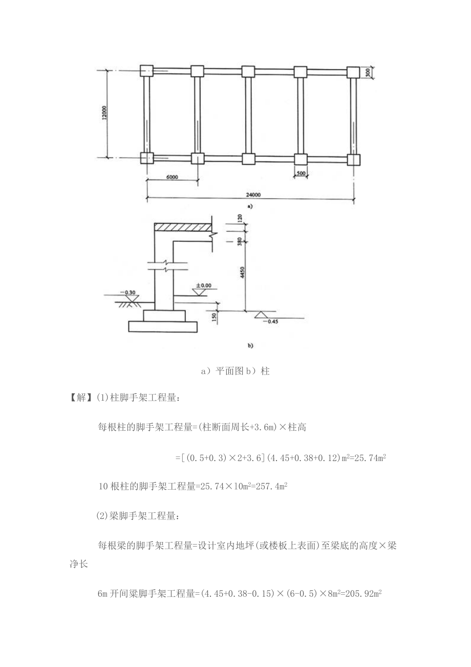 建筑工程脚手架计算[1].docx_第1页