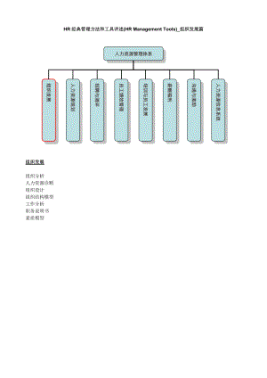 组织发展管理方法和工具分析.docx