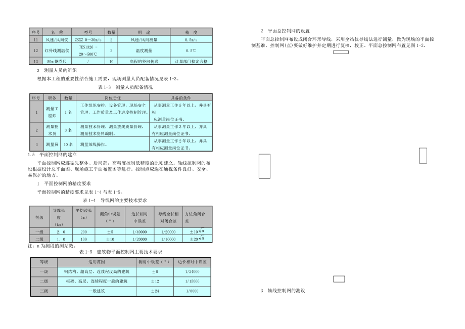 北京某公建工程施工测量与监测方案(DOC15页).doc_第2页