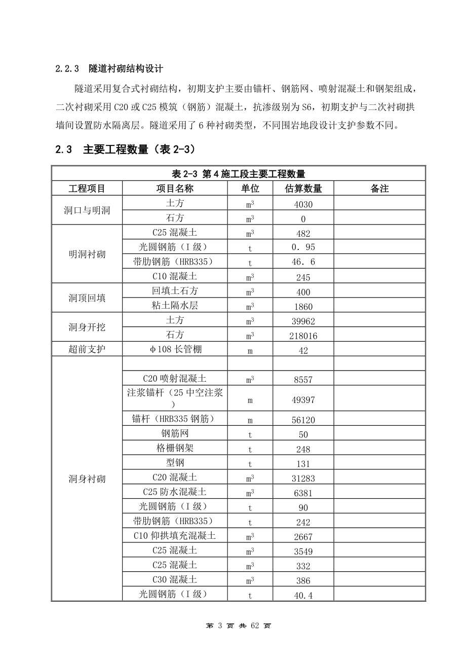 隧道施工组织设计(施工二队).docx_第3页