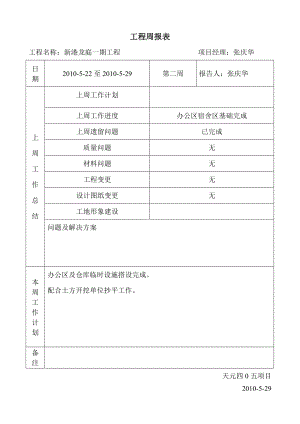 工程周报表.docx