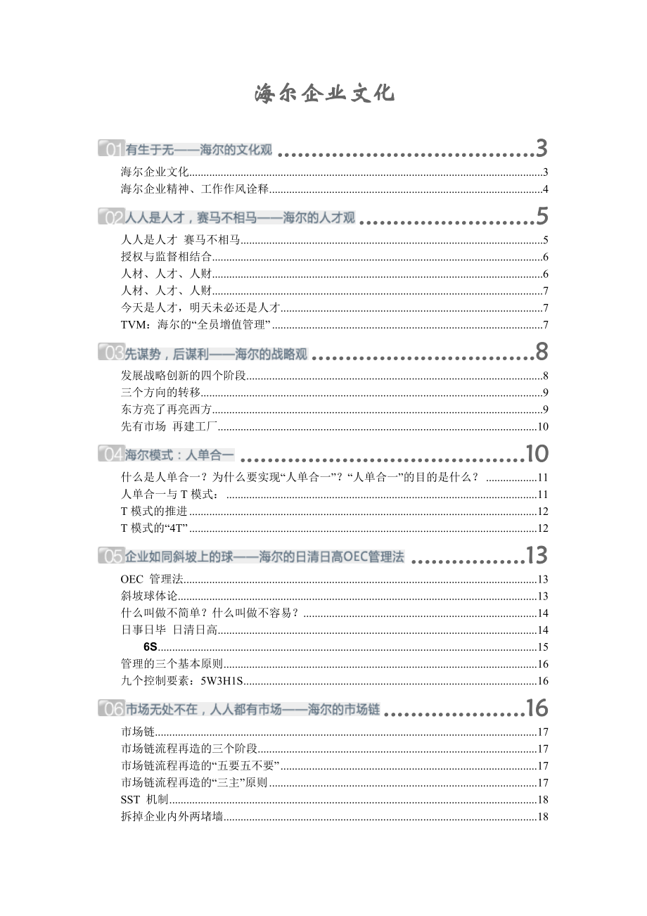 海尔企业文化大全.docx_第1页