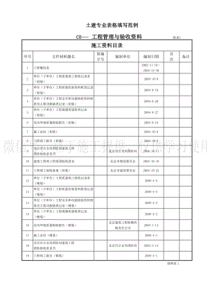 建筑工程资料填写范例.docx