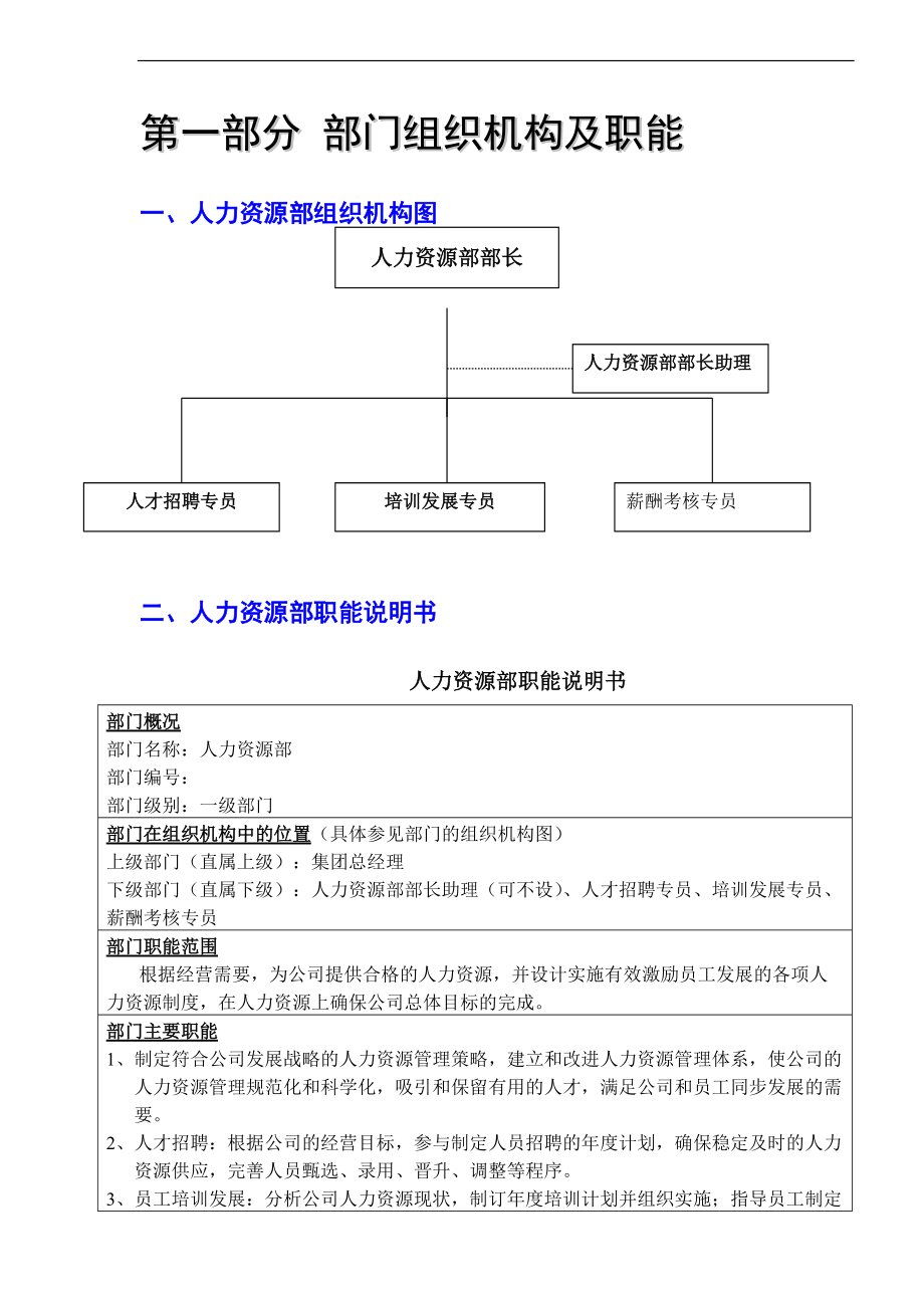 某汽车集团人力资源部管理手册.docx_第2页