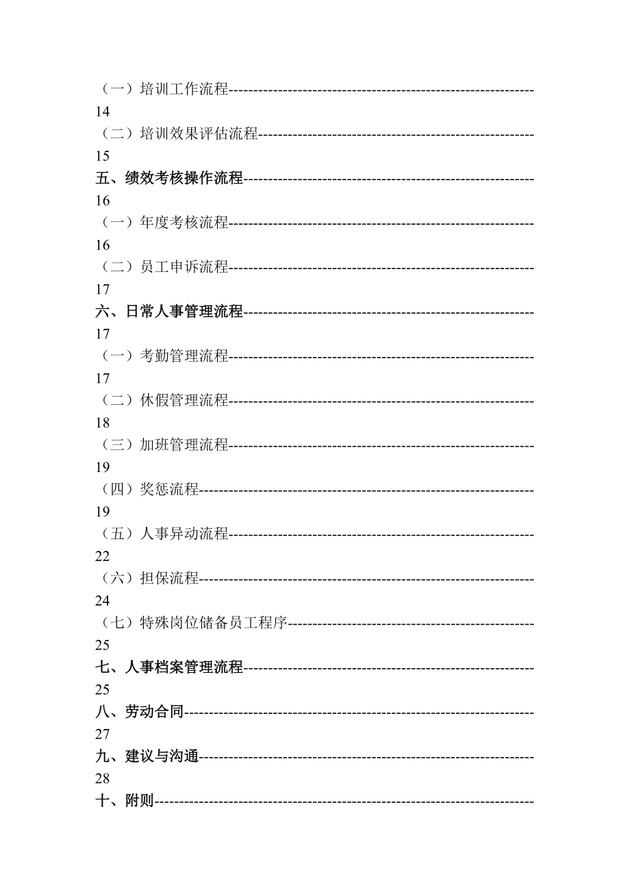 某某超市有限公司行政人事工作手册.doc_第3页