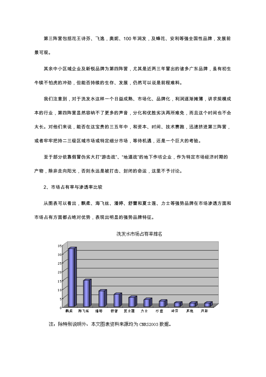 国内洗发水品牌的格局与发展阶段.docx_第3页