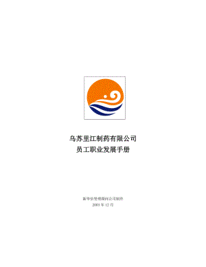 乌苏里江有限公司咨询项目--员工职业发展手册.docx