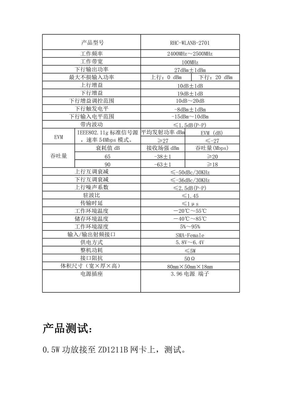 产品特色、技术规格与测试.docx_第2页