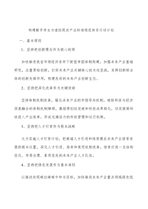 构建数字孪生与虚拟现实产业标准规范体系行动计划.docx