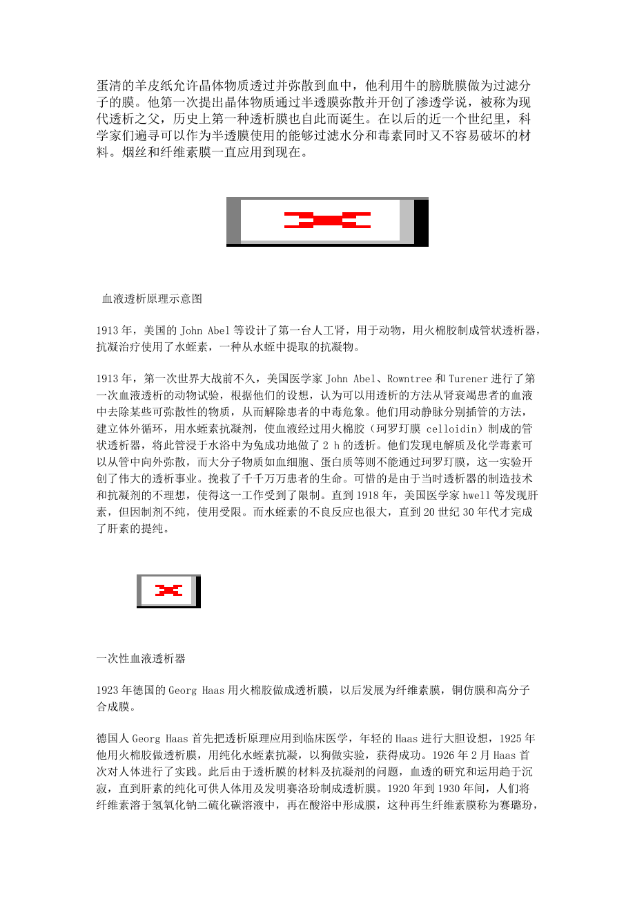 人工肾脏中透析膜材料的应用及其发展.docx_第2页