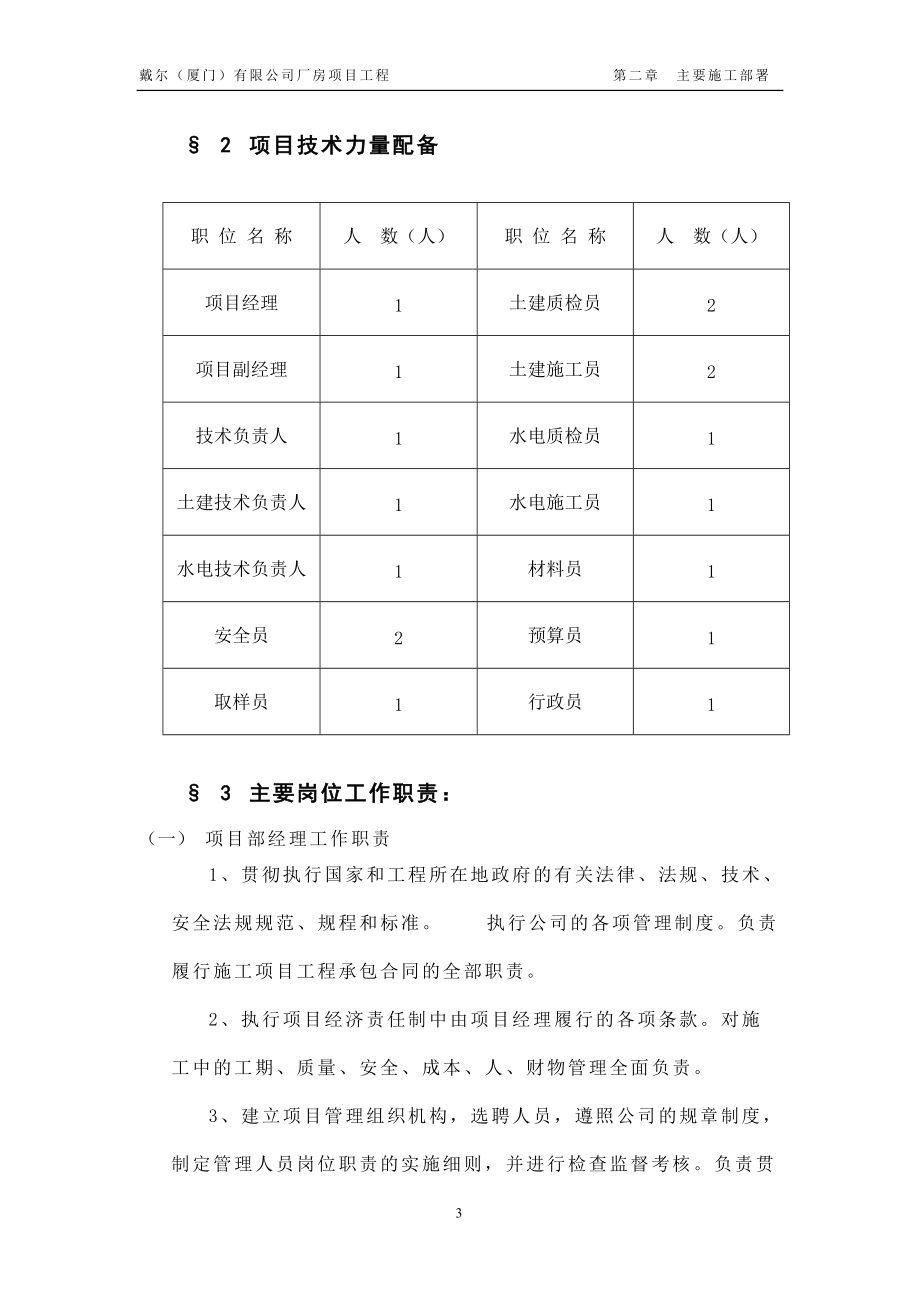 DELL厦门工业厂房施工组织设计.docx_第3页