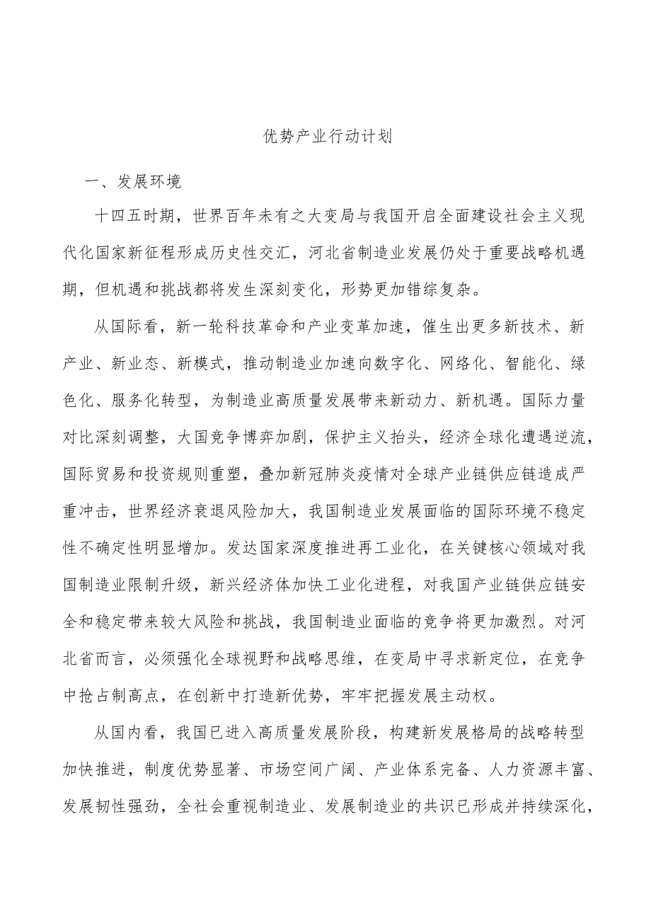 优势产业行动计划.docx_第1页