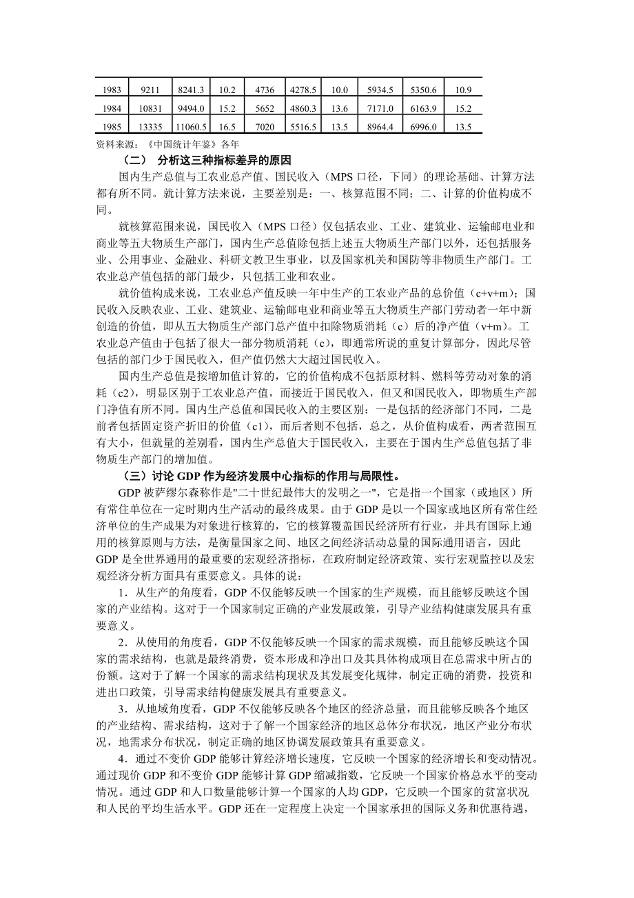 关于经济发展指标的选择.docx_第2页