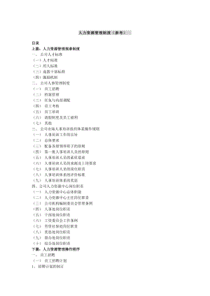 人力资源管理制度与操作程序.docx