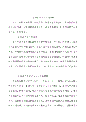 核能行业宏观环境分析.docx