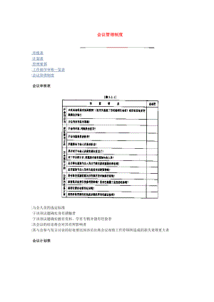 会议管理制度与文书管理制度.doc