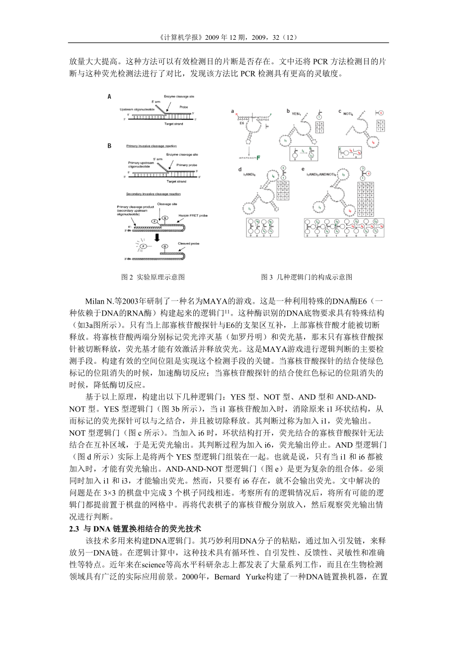 DNA计算中荧光技术的应用及其发展.docx_第3页