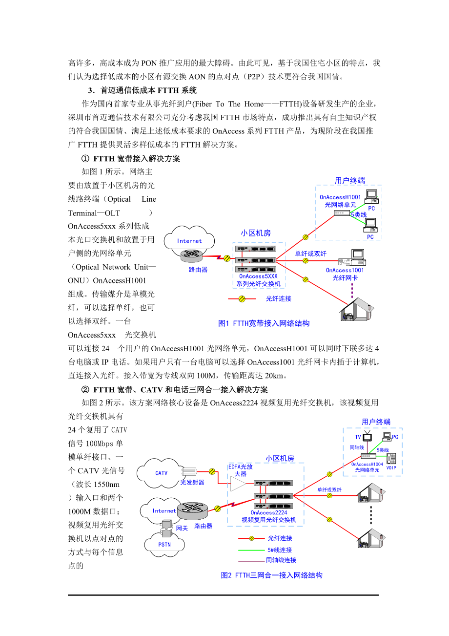 低成本光纤到户(FTTH)解决方案.docx_第2页