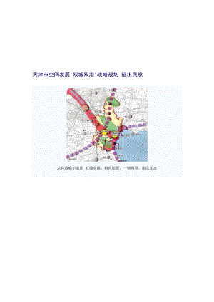 天津市空间发展双城双港战略整体规划.docx