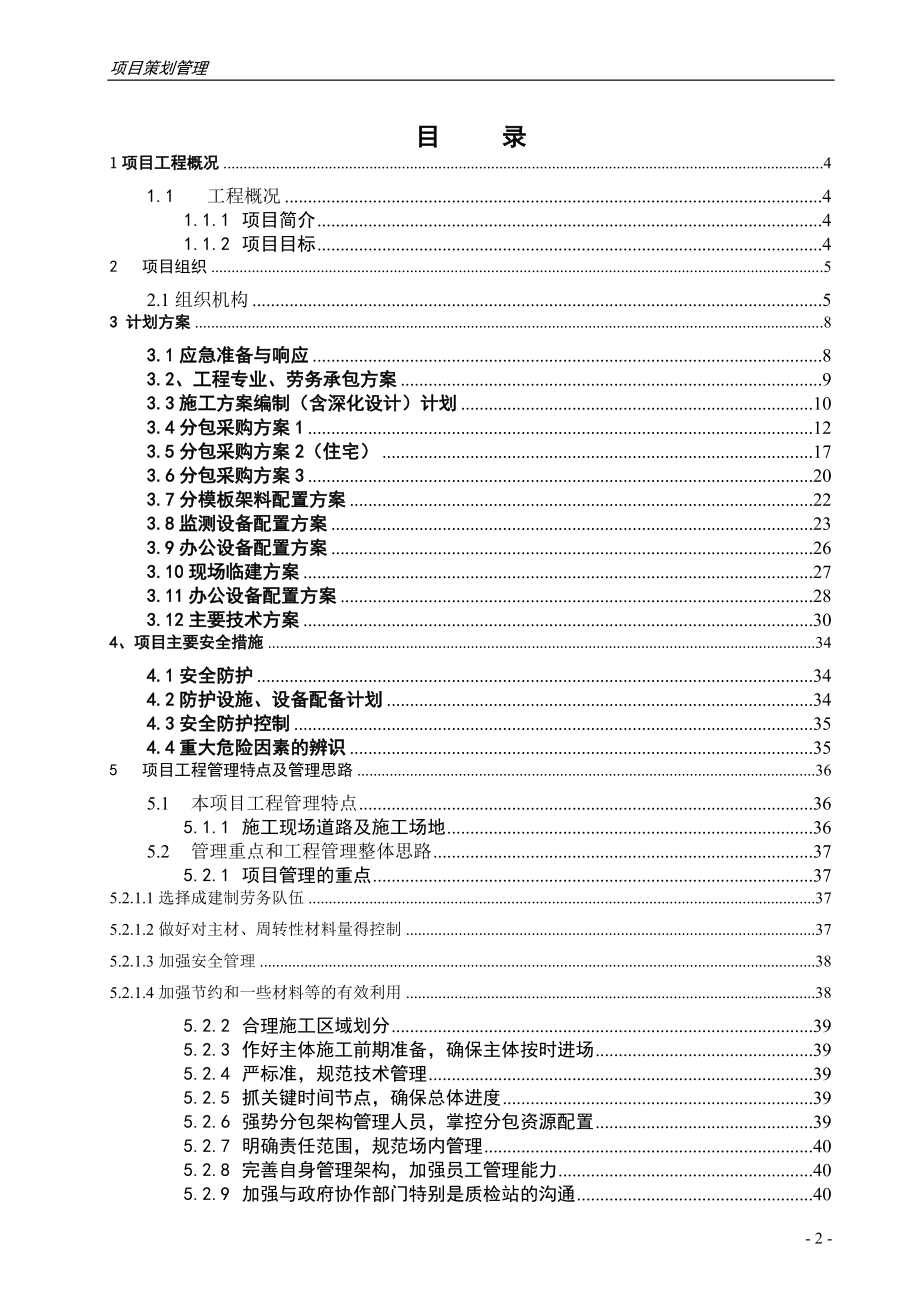 施工项目策划书.docx_第2页