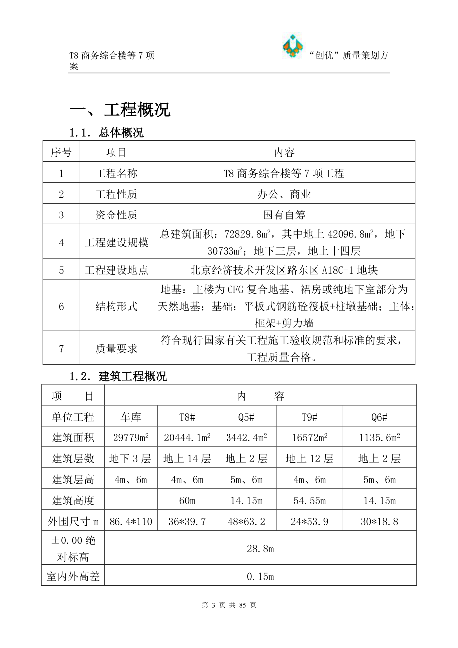 商务综合楼创优质量策划方案.docx_第3页