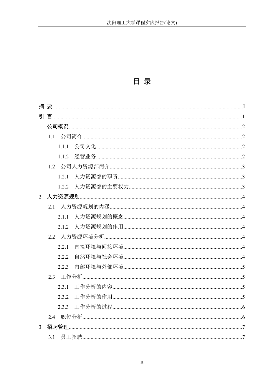 某某服饰有限公司人力资源管理策划书.doc_第2页