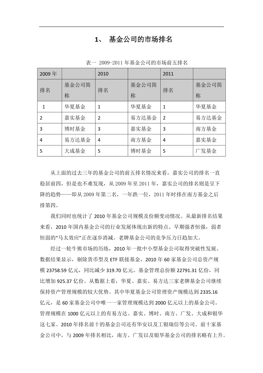 嘉实基金公司投资管理水平的评价及其产品的投资建议.docx_第3页