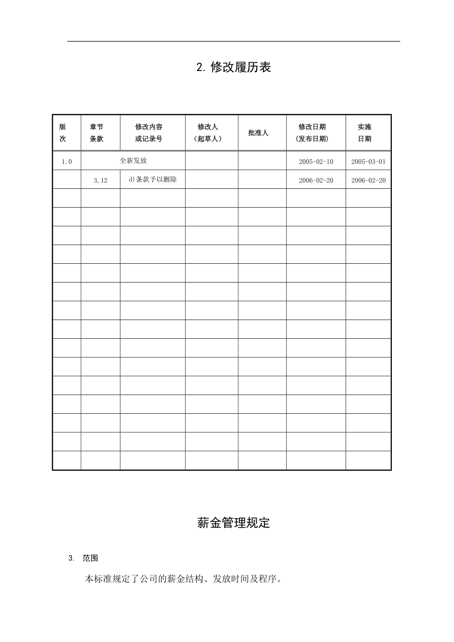 某某公司标准薪金管理规程.doc_第3页