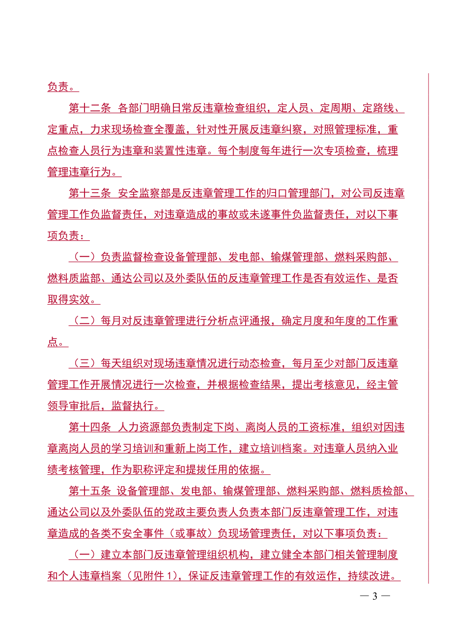 某发电有限责任公司反违章管理办法.docx_第3页