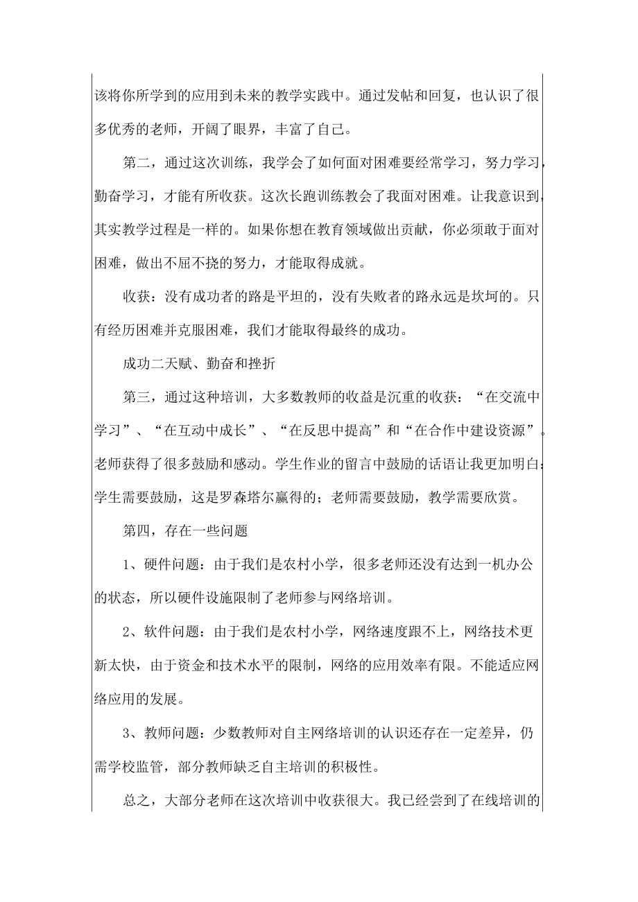 (精编)2022年小学教师研修工作总结3篇.docx_第2页