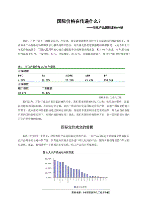 国际定价下的石化产品.docx