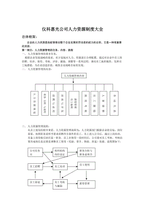 某公司人力资源管理制度大全(DOC 87页).docx