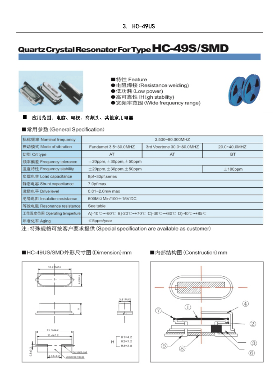 峰华晶体谐振器产品介绍1..docx_第3页