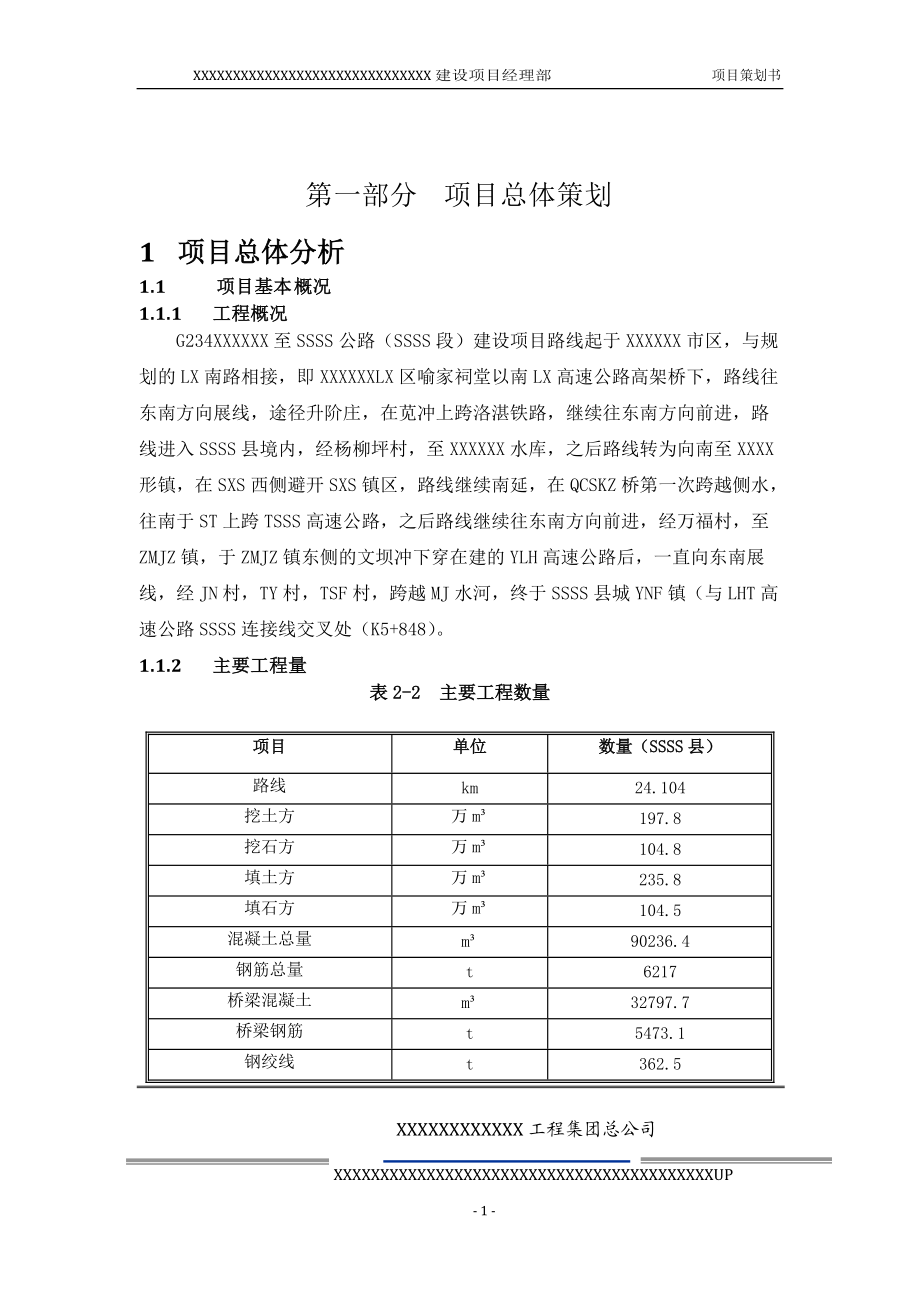 某公路建设项目策划书.docx_第3页