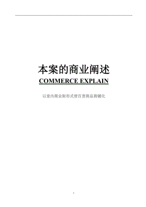 国内小城市购物中心策划.docx