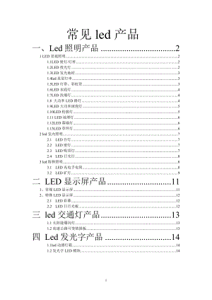 常见LED产品列表1.docx