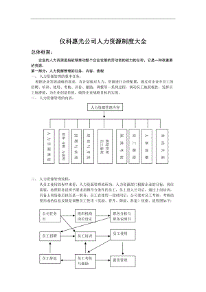 某公司人力资源管理制度大全(doc 87).docx