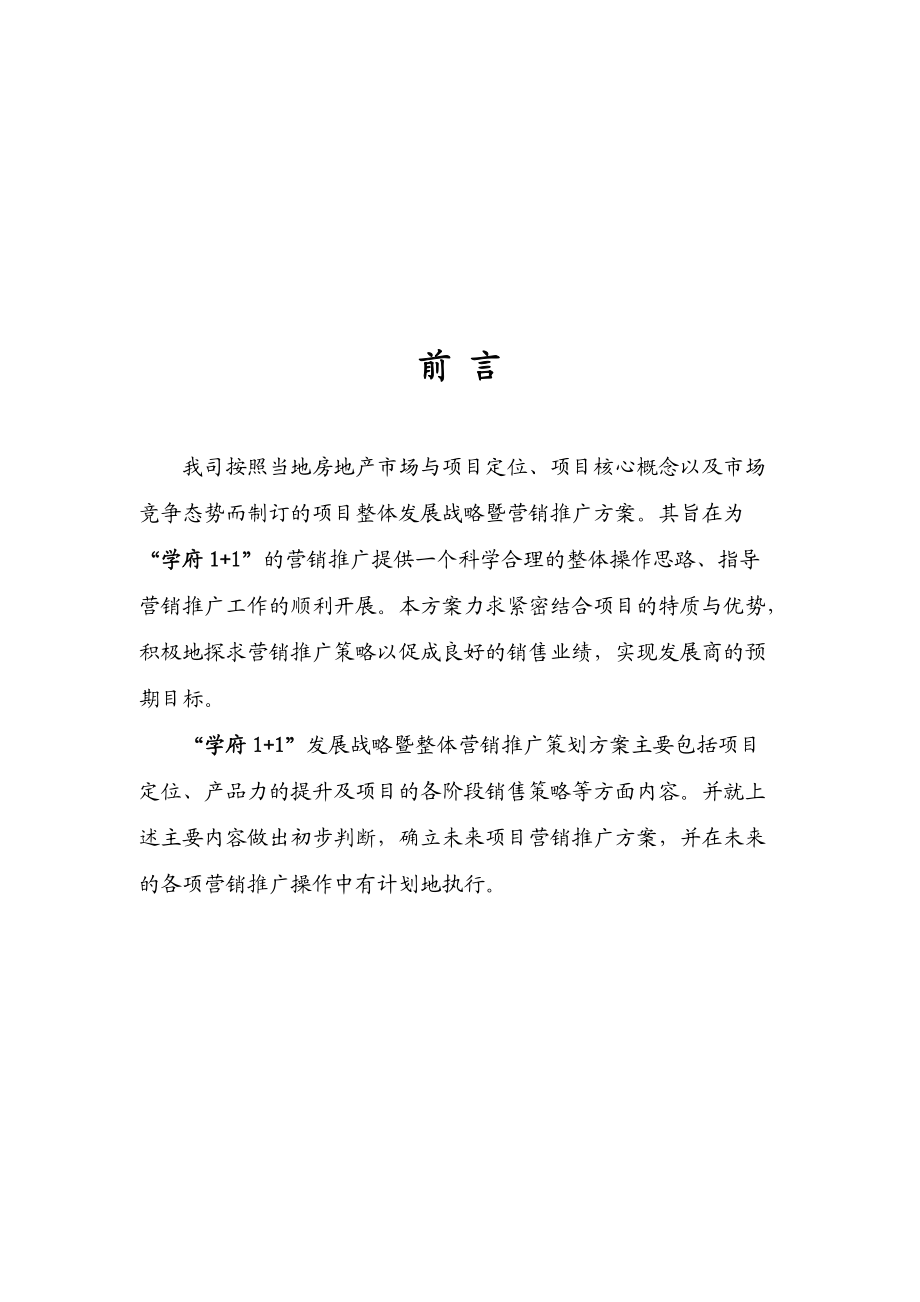 某地产项目整体发展战略与营销策划方案.docx_第3页