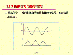 模拟信号与数字信号知识介绍课件.ppt