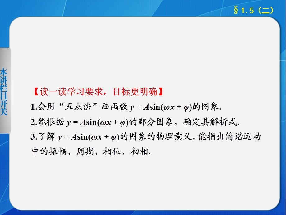 正弦型函数的图像和性质（二）讲解课件.ppt_第2页