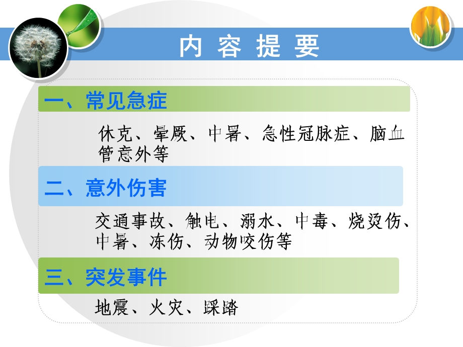 常见急症及意外伤害现场处理课件.ppt_第2页