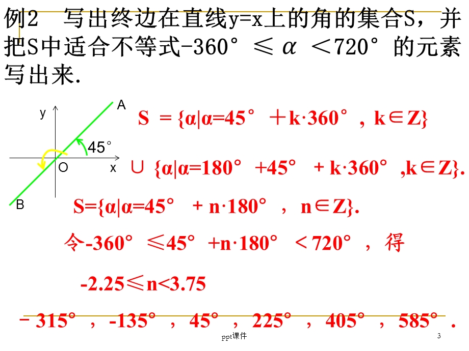 弧度制及弧度制与角度制的换算课件.ppt_第3页