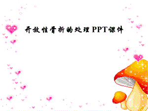 开放性骨折的处理 课件.ppt